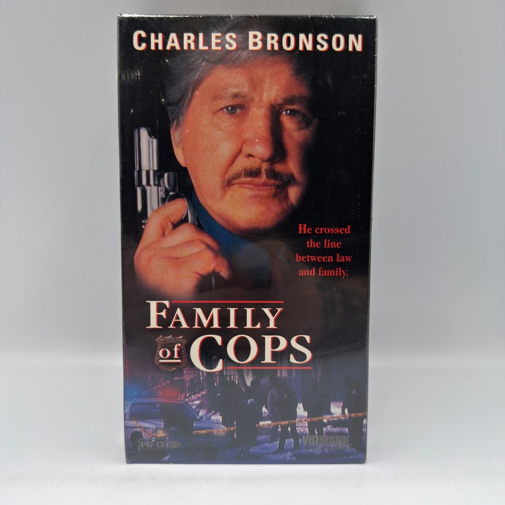 Family of Cops VHS Charles‎ Bronson Action Thriller Vidmark Sealed New PG-13